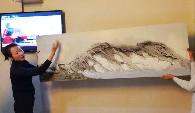 員工家屬祝青龍騰飛發(fā)展 青龍